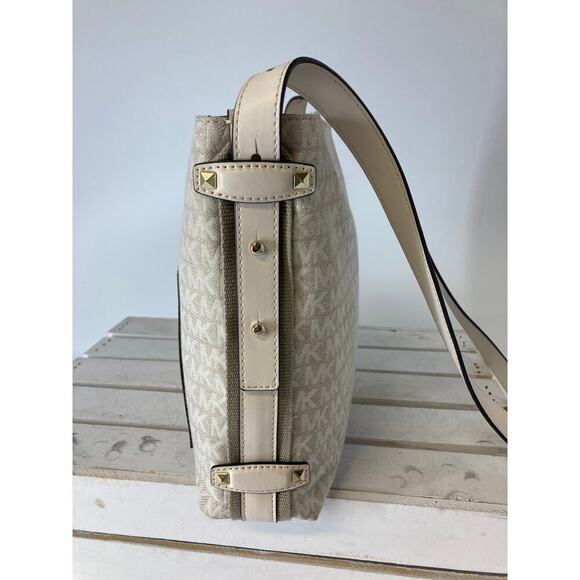 MICHAEL KORS N S GRIFFIN MESSENGER JACQUARD CROSSBODY - Picture 3 of 13